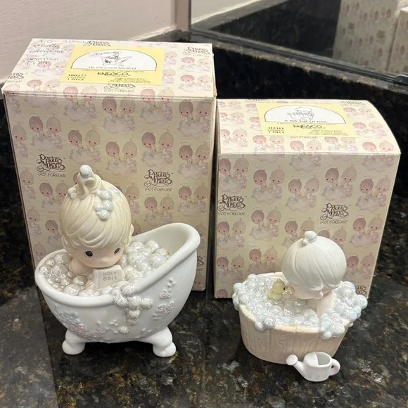 Precious moments a tub full of love he cleansed my soul bath bubbles figurine - Picture 4 of 13